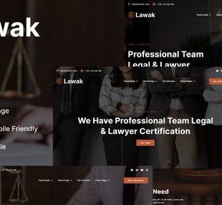 Lawak - Legal & Lawyer Services Elementor Template Kit