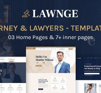 Lawgne - Attorney & Lawyers Elementor Template Kit