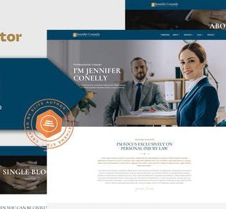 Lawin - Lawyer & Attorney Personal Elementor Template Kits