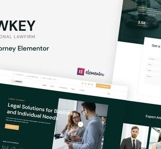 Lawkey - Law Firm & Attorney Elementor Template Kit