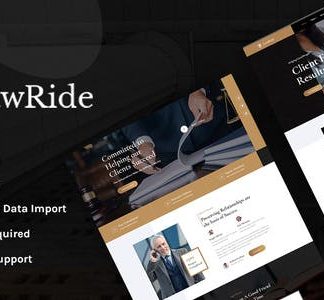 Lawride - Lawyer & Law Firm Elementor Template Kit