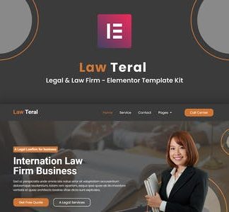 LawTeral - Legal & Law Firm Elementor Template Kit
