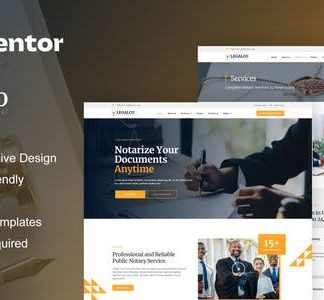 Legalco - Notary Public & Legal Services Elementor Pro Template Kit