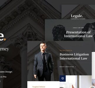 Legale - Lawyer & Law Firm Template Kit