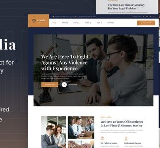 Legalia - Lawyer & Attorney Elementor Template Kit