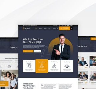 Legalor - Law Firm & Attorney Elementor Template Kit