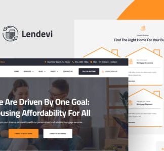 Lendevi - Mortgage Elementor Template Kit