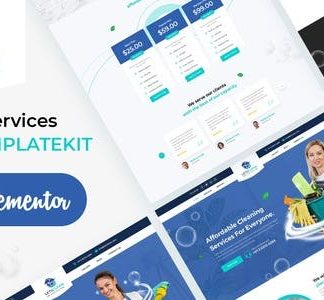 LetsClean - Cleaning Services Elementor Template Kit