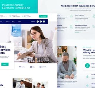 Lifeforce – Insurance Agency Elementor Template Kit