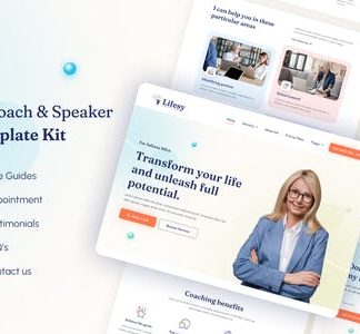 Lifesy - Feminine Life Coach & Speaker Elementor Template Kit