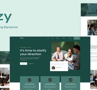 Lifezy - Life Coach & Counseling Elementor Template Kit