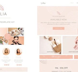 Lillia - Beauty & Skincare Elementor Template Kit