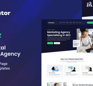 Limunoz - Digital Marketing & SEO Agency Elementor Template Kit