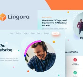Lingora - Online Translation Services Elementor Template Kit