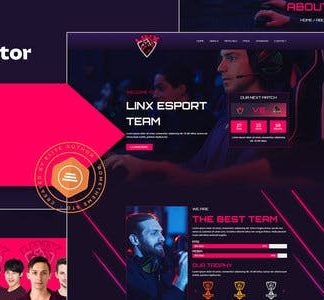 Linx - Esport & Gaming Elementor Template Kit