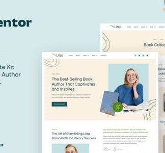 Litza – Book Author & Writer Elementor Template Kit
