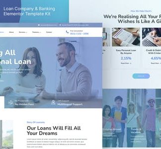 Loanesty – Loan Company & Banking Elementor Template Kit
