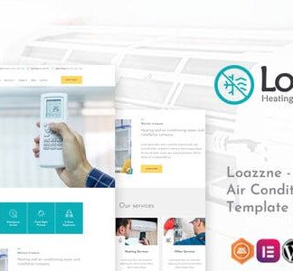 Loazzne - Heating & Air Conditioning Services Template Kit