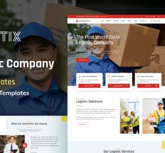 Logistix - Transportation Courier & Logistic Company Elementor Template Kit