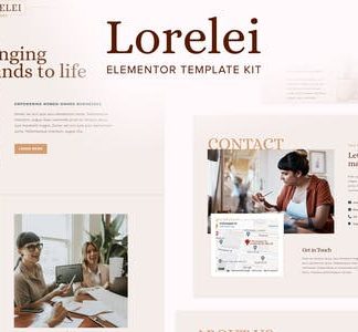 Lorelei - Feminine Business Elementor Template Kit