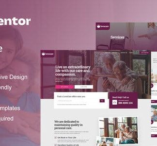 LovaCare - Senior Care Services Elementor Template Kit