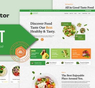Loveit - Vegan & Healthy Food Restaurant Elementor Template Kit