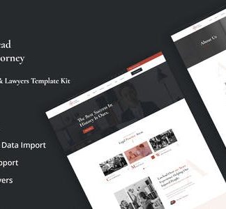 Lowlead - Attorney & Lawyers Elementor Template Kit