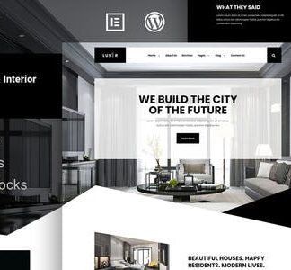 Luber - Elegant Architecture & Interior Elementor Template Kit