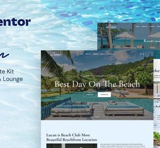 Lucan – Beach Club & Lounge Bar Elementor Template Kit