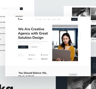 Luka - Creative Agency Elementor Template Kit