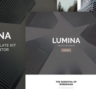 Lumina - Creatives & Business Elementor Template Kit