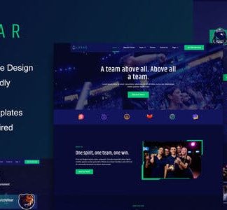 Lunar - Esports & Gaming Elementor Template Kit