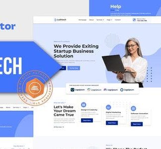 Lushtech - Startup & SaaS Elementor Pro Template Kit