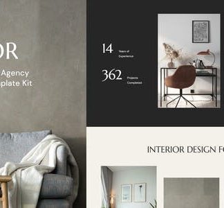 Luxor - Interior Design Agency Elementor Template Kit
