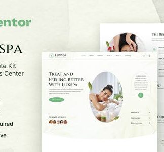 Luxspa – Spa & Wellness Center Elementor Template Kit