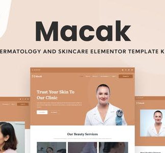 Macak - Dermatology Clinic Elementor Template Kit