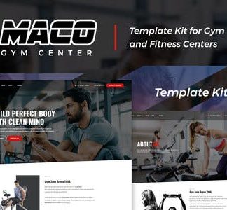 Maco Kit - Gym & Fitness Elementor Template Kit