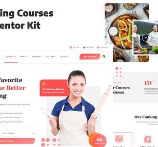 Maem - Cooking Courses Elementor Template Kit