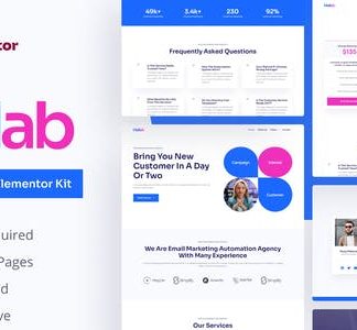 Mailab - Email Marketing Elementor Pro Template Kit