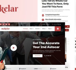Makelar - Autocar Inspection Services Elementor Template Kit