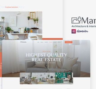 Manaka - Architecture & Interior Elementor Template Kit