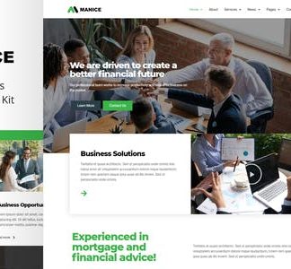 Manice - Business Elementor Template Kit