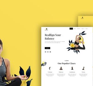 Mantrasana - Yoga Studio Elementor Template Kit