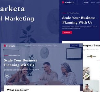 Marketa - Digital Agency Business Services Elementor Template Kit