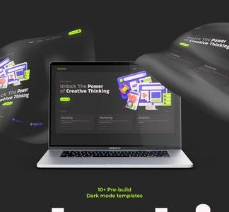 Markethink - Dark Mode Digital Marketing Agency Elementor Template Kit