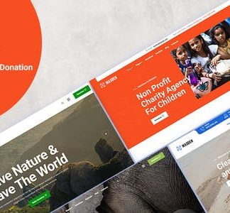 Masden - Charity & Donation Elementor Template Kit