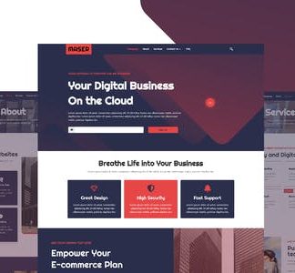 Maser - Web Design Agency Elementor Template Kit