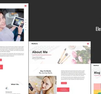 Mashura - Portfolio Elementor Template Kit