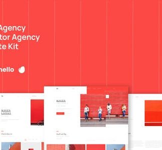 Maven - Business  Agency Elementor Template Kit