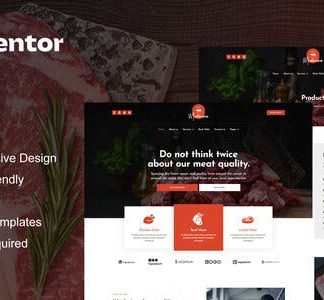 Meatlicious - Meat Shop & Butcher Elementor Template Kit